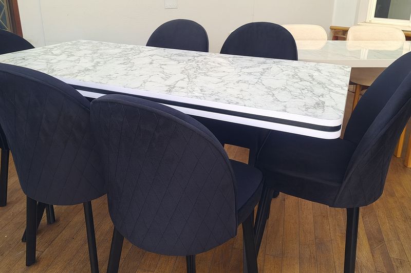 Carrera High Gloss Table + 6 Chairs