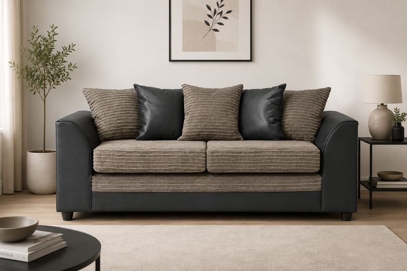 Dylan Jumbo Cord 3 seater Sofa