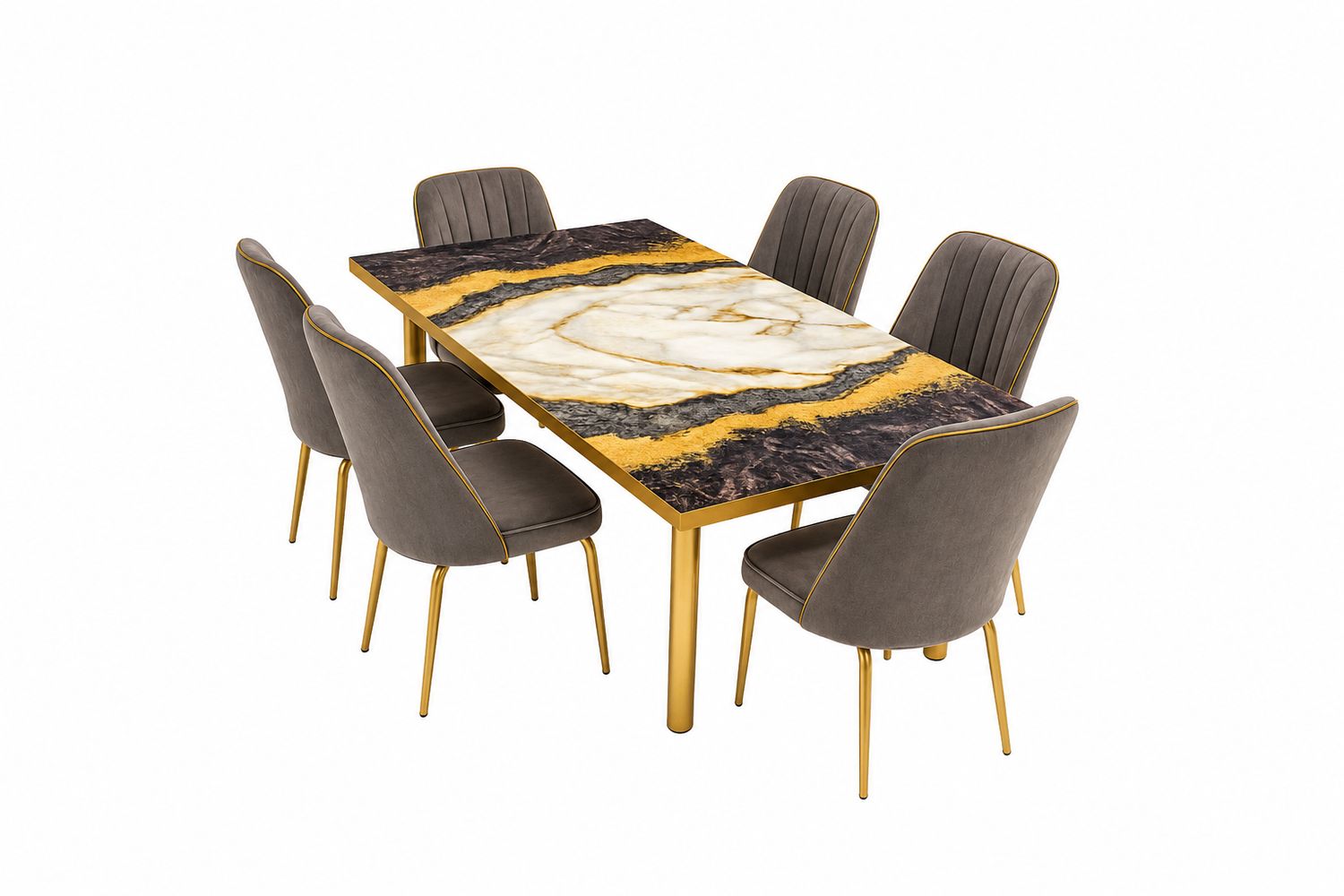 Madison Dining Table – Grey
