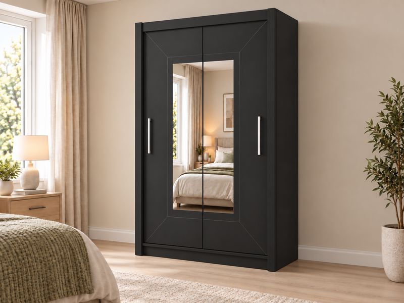 Venice 150cm Wide 2 Matt Door Sliding Wardrobe Venice 150cm Wide 2 Matt Door Sliding Wardrobe