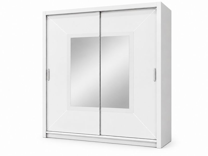 Venice 203cm Wide 2 Matt Door Sliding Wardrobe