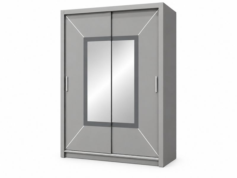 Venice 180cm Wide 2 Matt Door Sliding Wardrobe