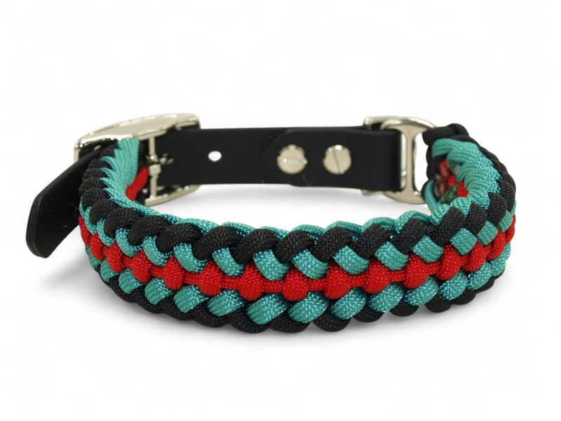 30-33cm Biothane Hundehalsband Paracord