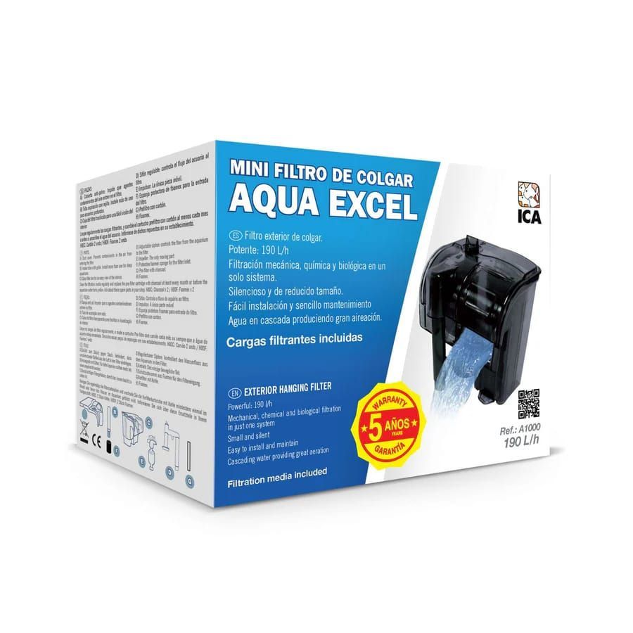 Mini filtro de cascada AQUA EXCEL Mini filtro de cascada AQUA EXCEL