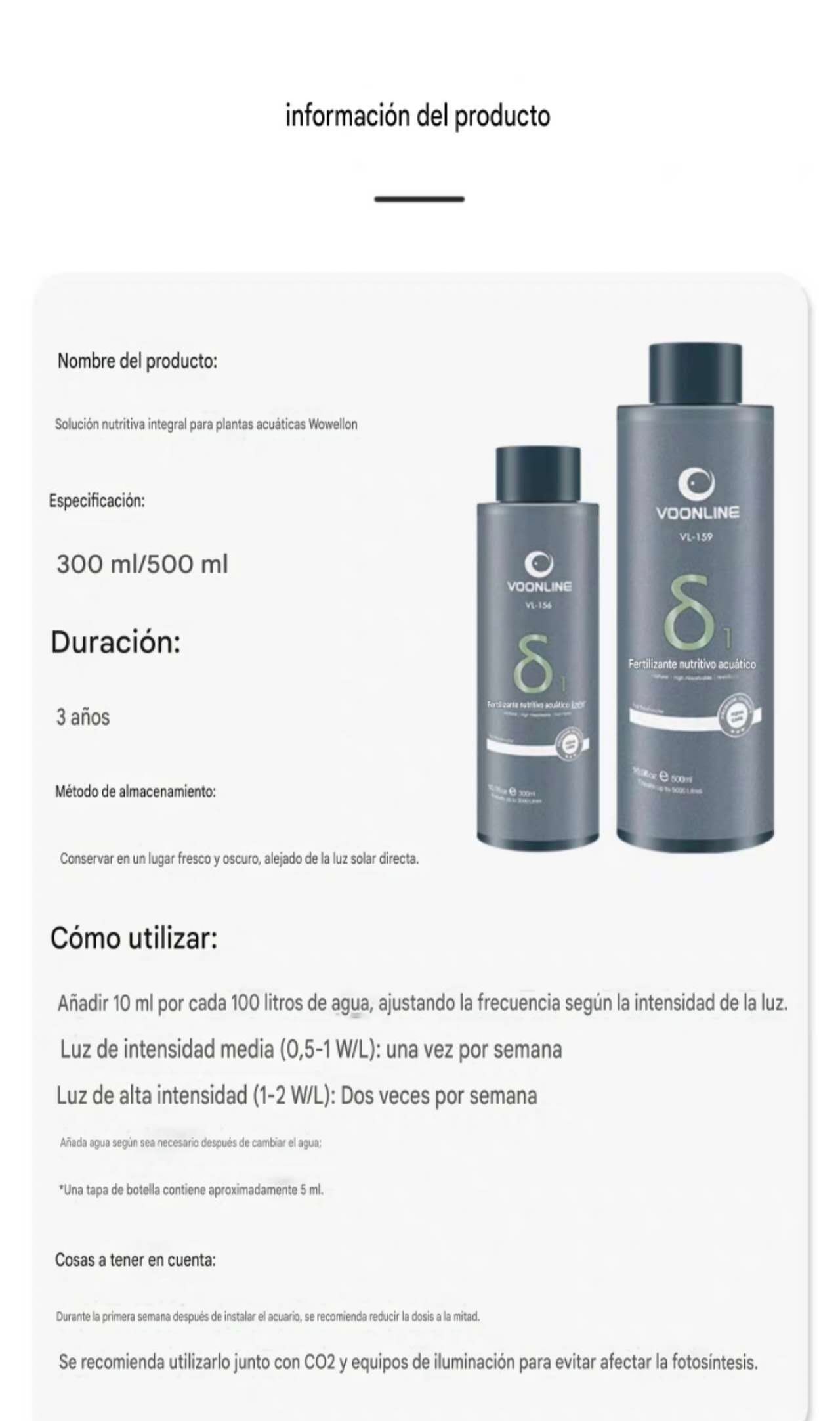 voonline fertilizante 500ml