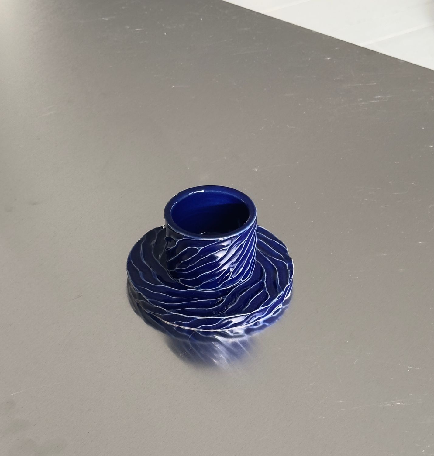 Carved espresso cup by ZANAMIZO
