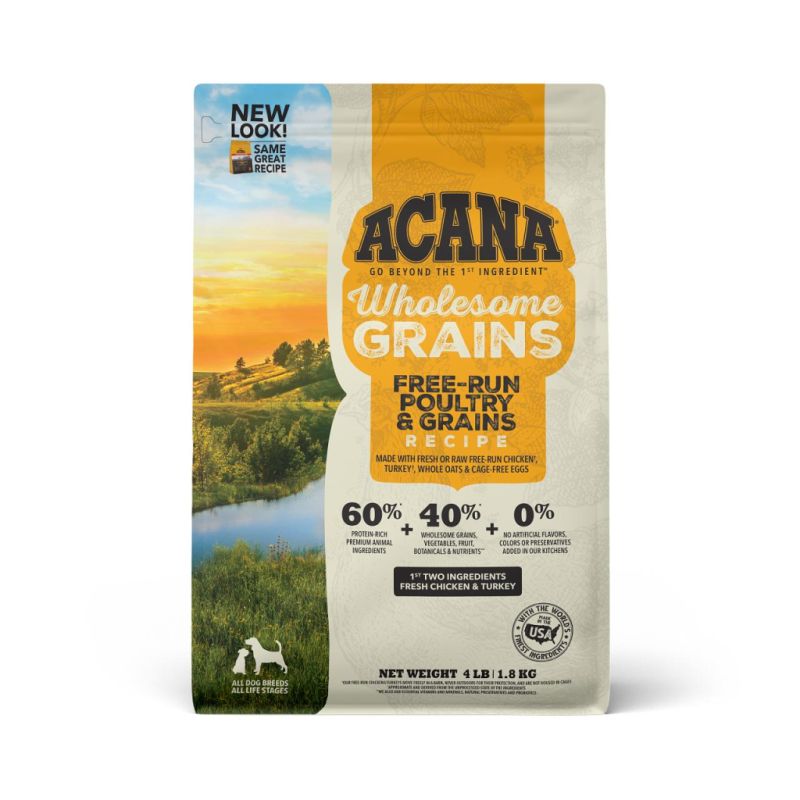 Acana - Wholesome Grains - Free-Run Poultry, 4 lbs.