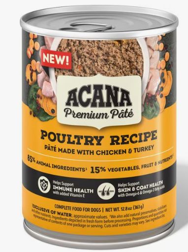 Acana Premium Pate - Poultry, 12.8 oz