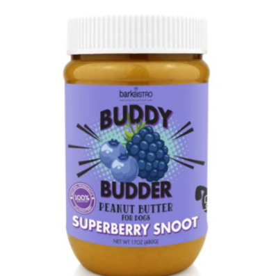 Bark Bistro Buddy Budder - Superberry Snoot, 14 oz