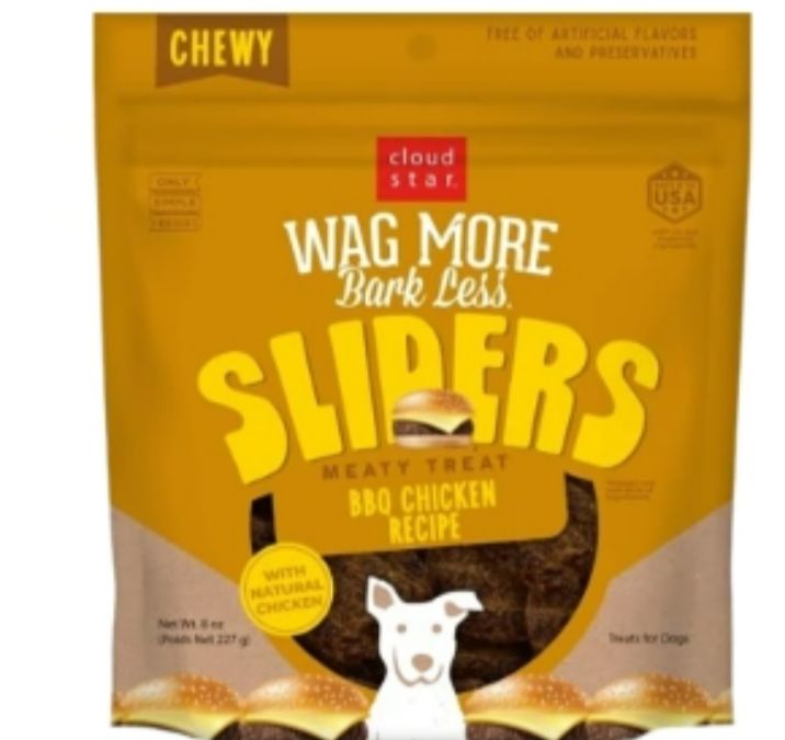 Cloud Star - Wag More - GF Sliders - BBQ Chicken Recipe, 8 oz