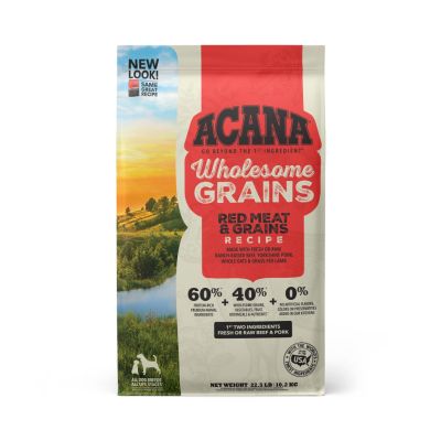 Acana - Wholesome Grains - Red Meat, 22.5 lbs.
