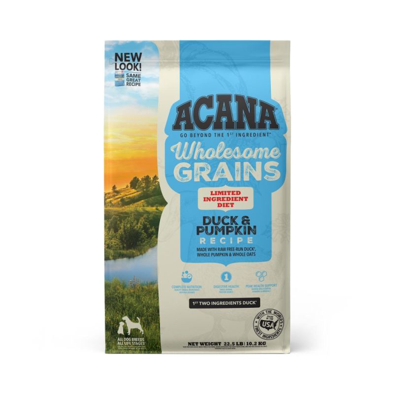 Acana - Wholesome Grains - Singles - Duck &amp; Pumpkin, 22.5 lbs.