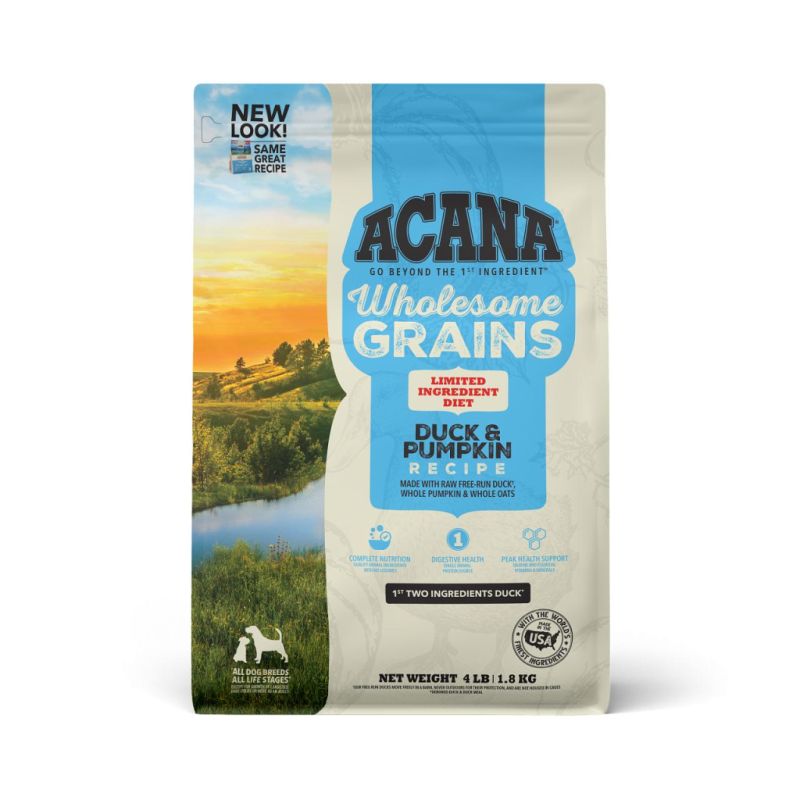 Acana - Wholesome Grains - Singles - Duck &amp; Pumpkin, 4 lbs.