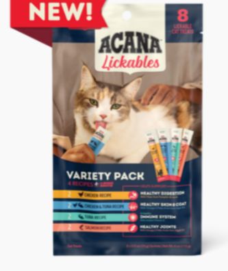 Acana Lickables Variety Pack, 4 oz