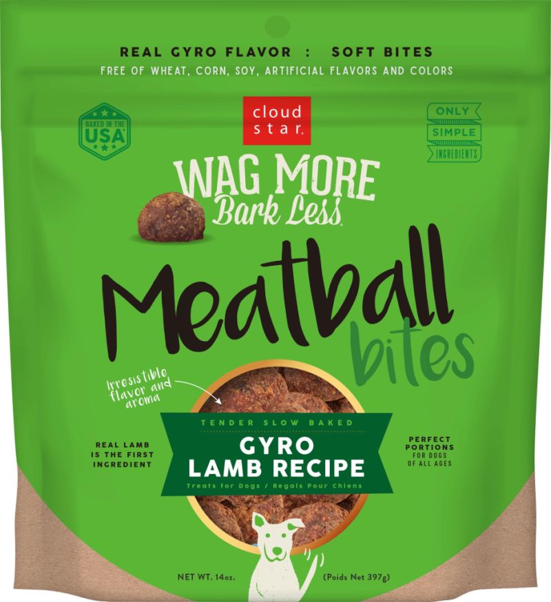 Cloud Star - Wag More - GF Meatballs - Lamb Recipe, 14oz