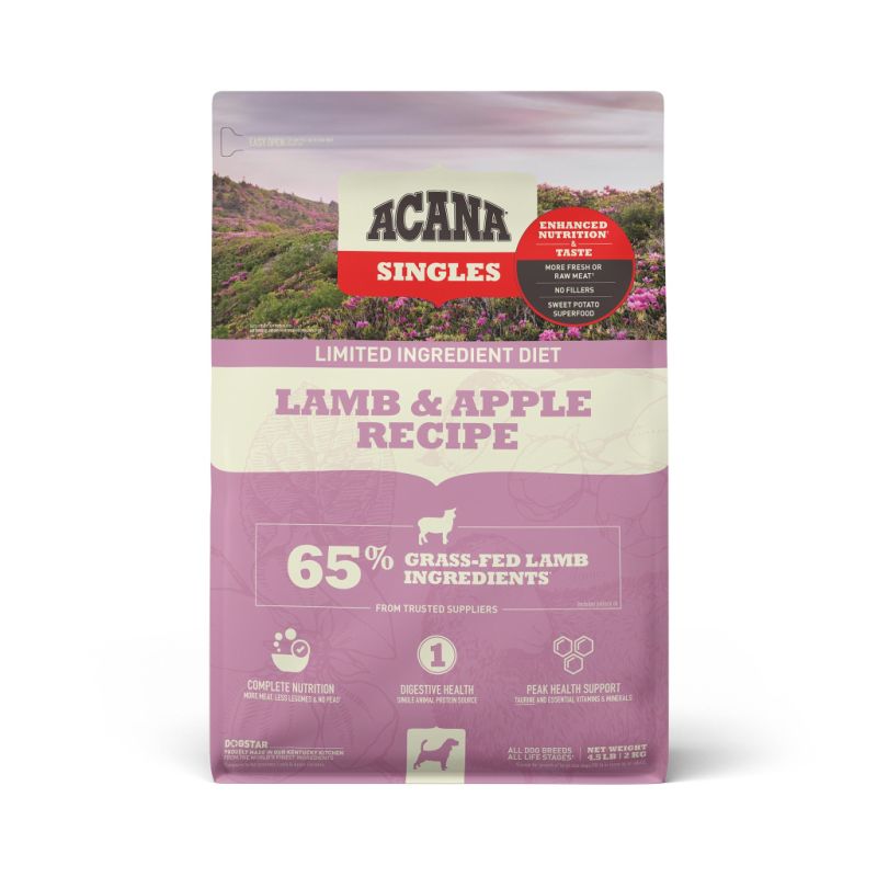Acana - Singles -Lamb &amp; Apple Recipe 4.5 lb