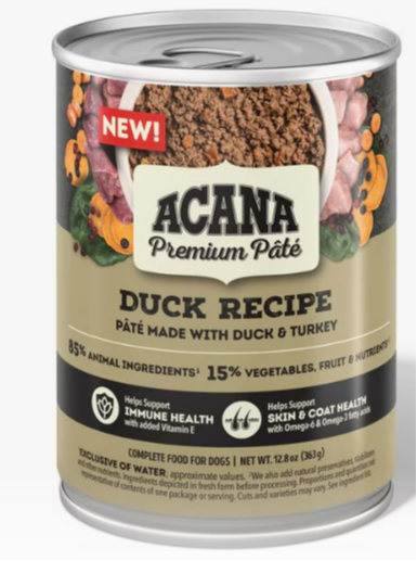 Acana Premium Pate - Duck, 12.8 oz