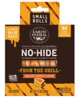 Earth Animal - No Hide - Grilled CHZ , 4" Value 6 PK
