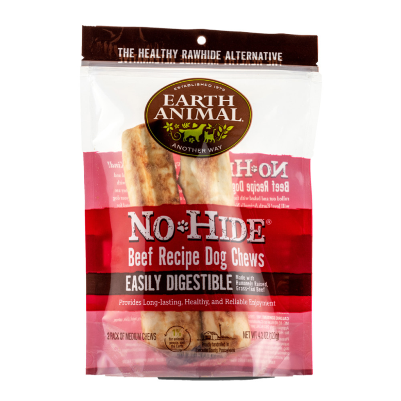 Earth Animal - No Hide - Beef, 7" Chew (2PK)