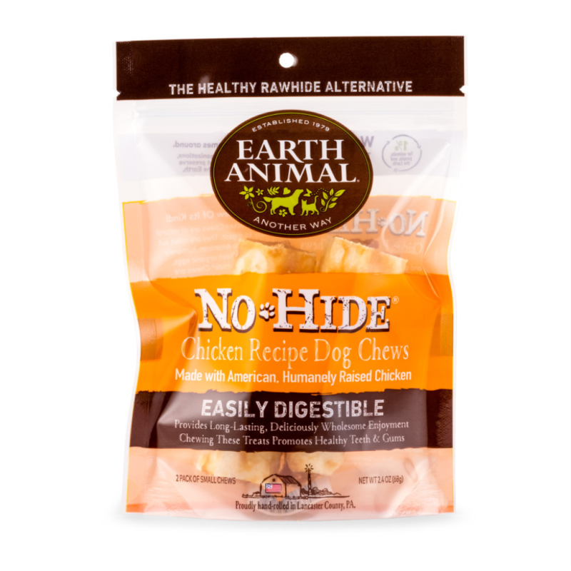 Earth Animal - No Hide - Chicken, 4" Chew (2PK)