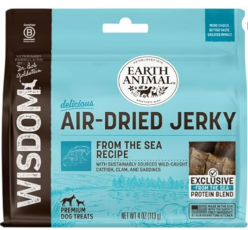 Earth Animal - Wisdom Jerky Sea, 4 oz
