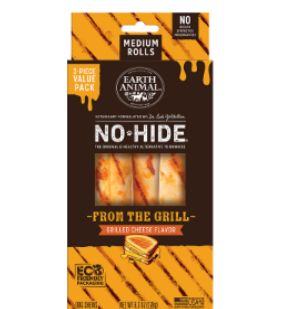 Earth Animal - No Hide - Grilled CHZ , 7" 3 PK