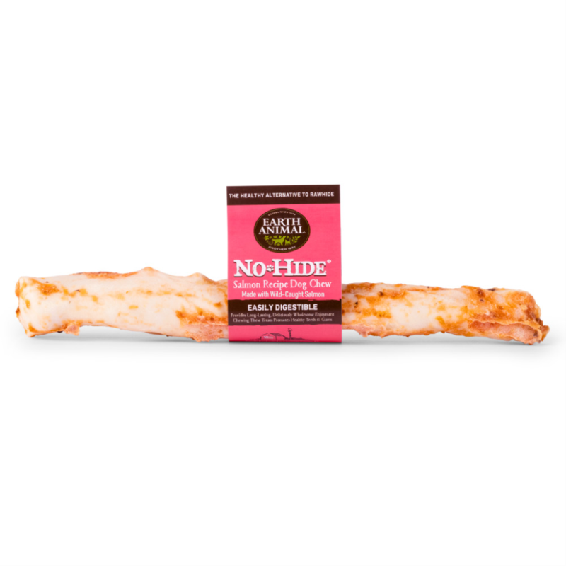 Earth Animal - No Hide - Salmon, 11" Chew
