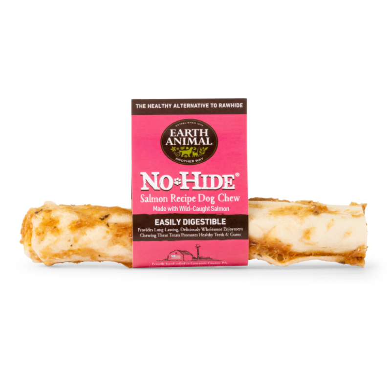 Earth Animal - No Hide - Salmon, 7" Chew