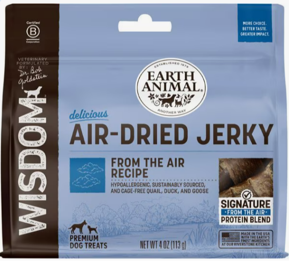 Earth Animal - Wisdom Jerky Air, 4 oz