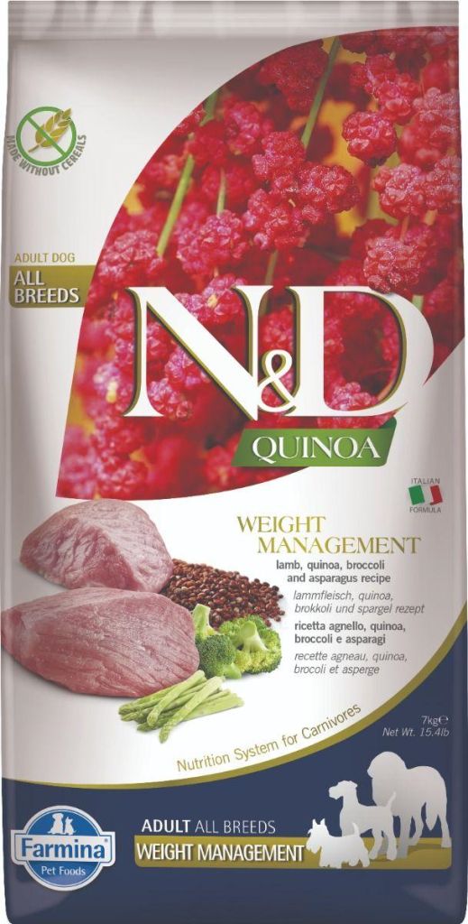 Farmina - Quinoa WGHT MGMT Lamb MED/MAX, 15.4 lb