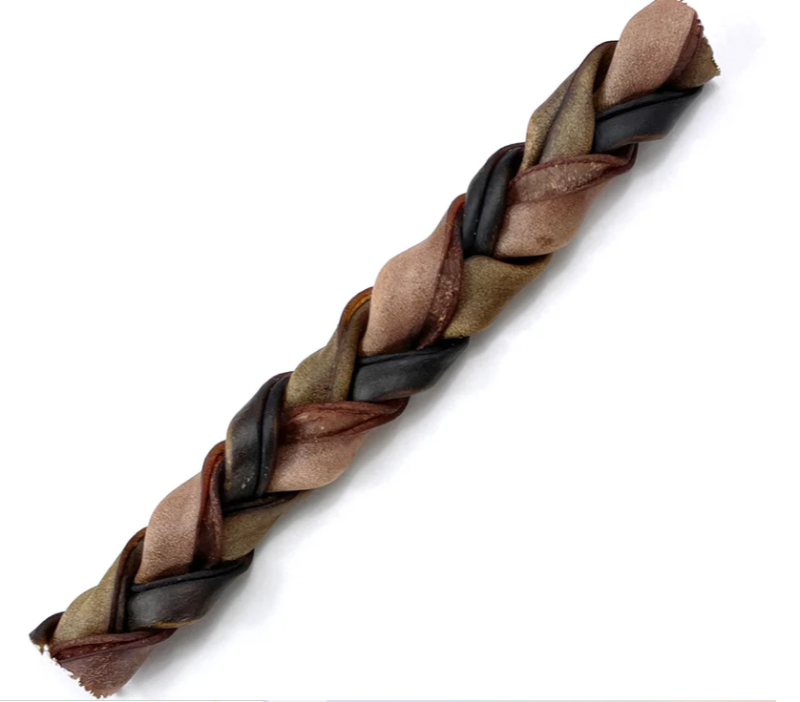 Tuesday's Natural Dog - Collagen Braid, 12"