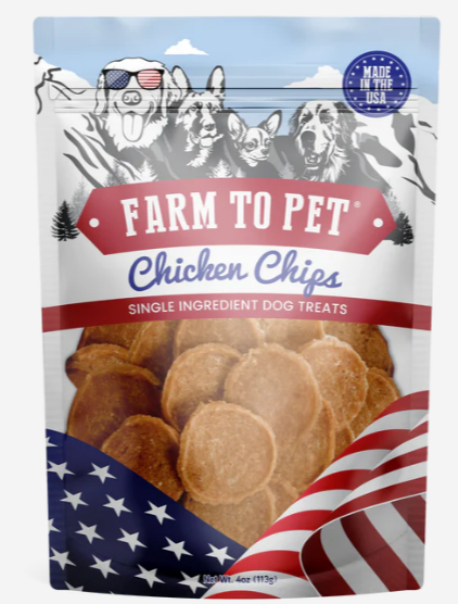 Farm To Pet - Americana Chicken Chips, 12 oz