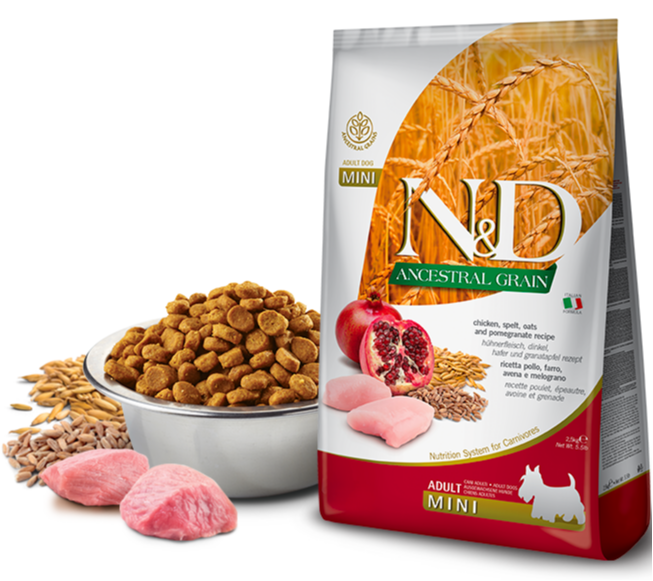Farmina - N&amp;D Ancestral - Chicken &amp; POM mini, 15.4 lb