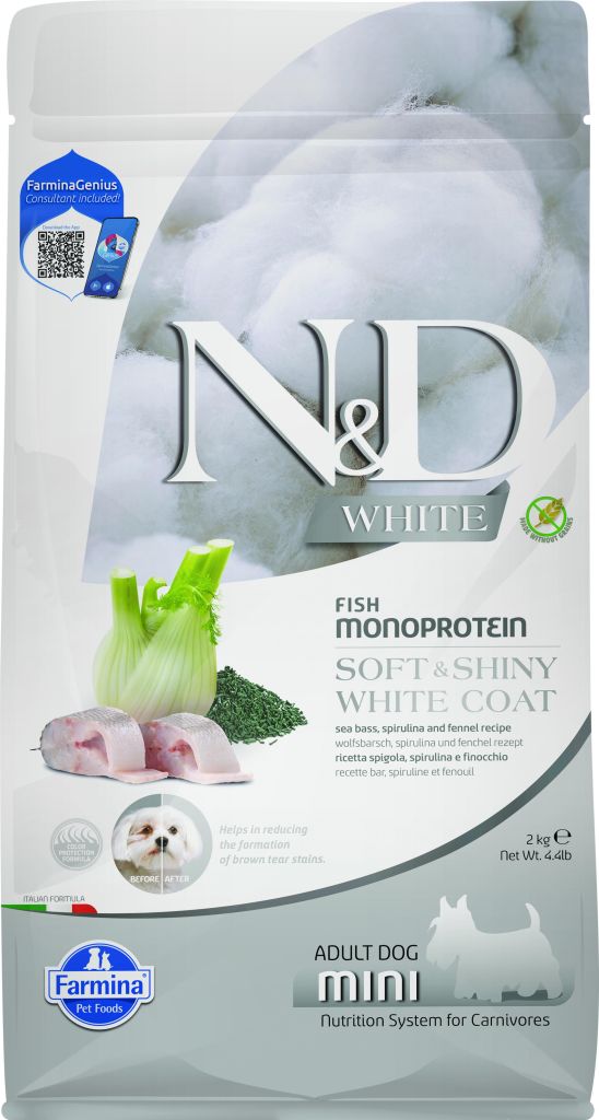 Farmina - N&amp;D White Coat - Sea Bass, 4.4 lb