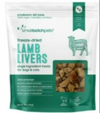 Small Batch Pets - FD Lamb Liver, 4 oz