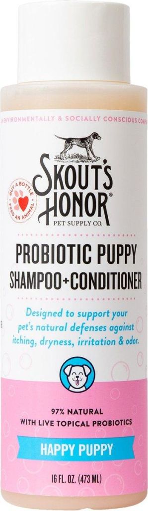 Skout's Honor - Probiotic Shampoo &amp; Conditioner - Happy Puppy, 16 oz