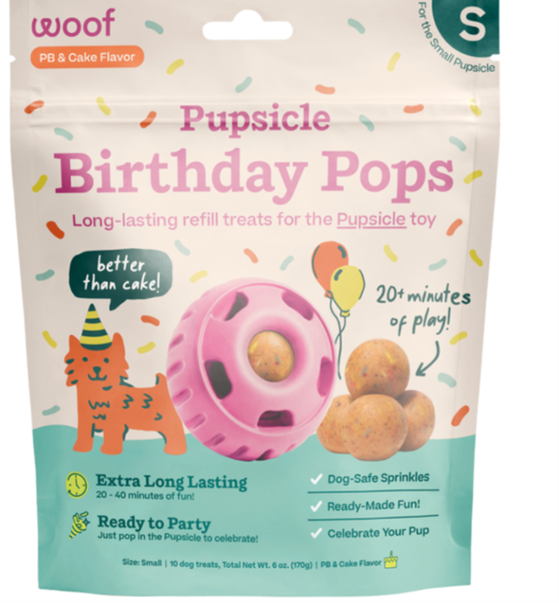 Woof Pet - Birthday Pupsicle, S 6 oz 10PK