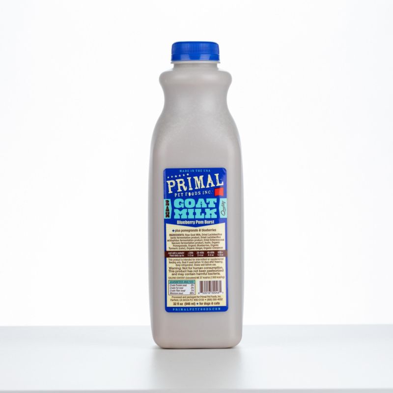 Primal - Goat Milk - Blueberry Pom Burst, Quart (32oz)