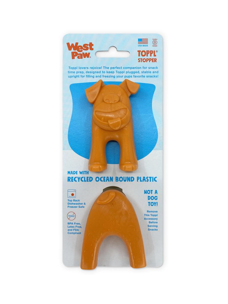 West Paw - Toppl Stopper - Tangerine