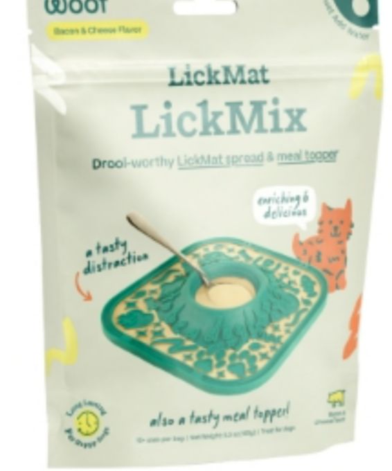 Woof Pet Lickmix - Bacon, 5.5 oz