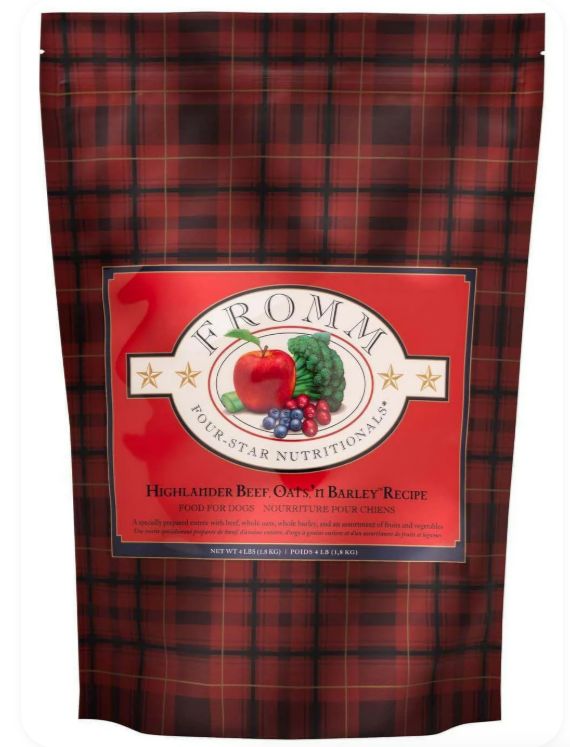 Fromm - Four-Star - Highlander Beef, Oats, 'n Barley, 4lb