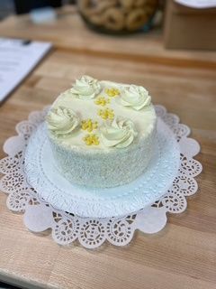 CeleBARK Gender Reveal Cake