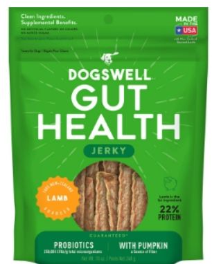 Dogswell Gut Health Lamb Jerky, 20 oz