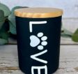 Coconut Soy Candle, Material: Euch Spear - Black 6 oz