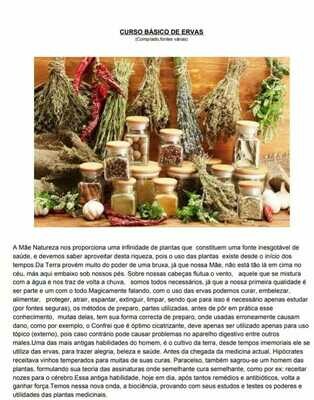 CURSO BÁSICO DE ERVAS