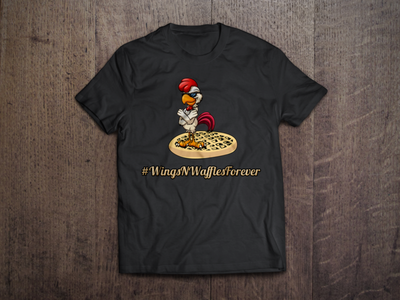 Wings N&#39; Waffles Forever T-Shirt