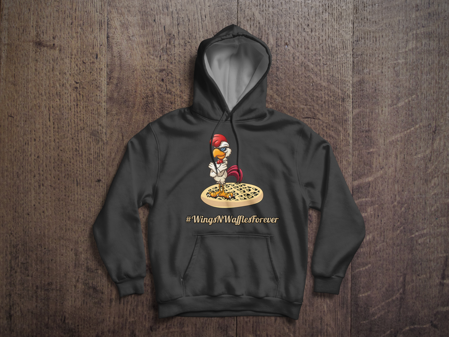 Wings N Waffles Forever Hoodie