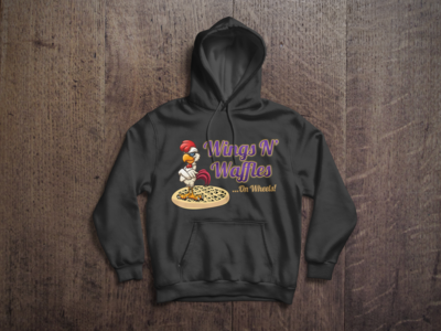 Wings N Waffles with Chicken Hoodie