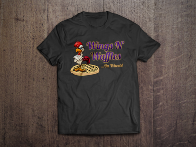 Wings N' Waffles and Chicken T-Shirt