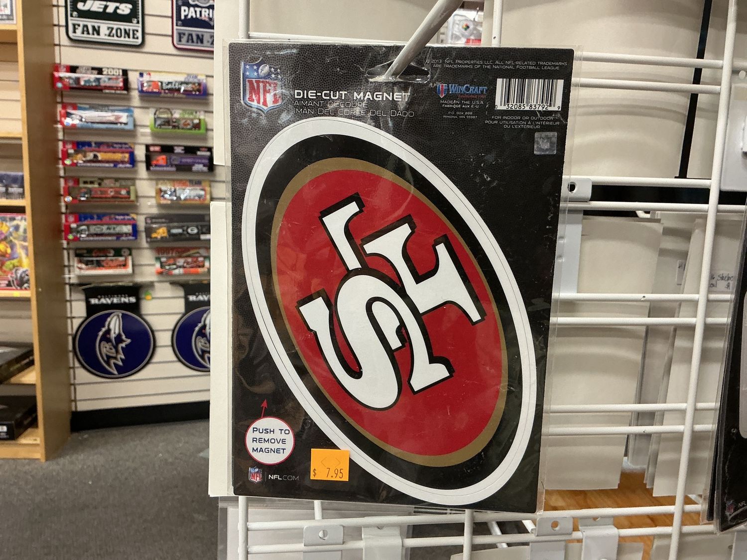 Die-Cut Magnet, Large, Team: San Francisco 49ers